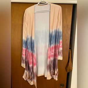 Tie-dye cardigan